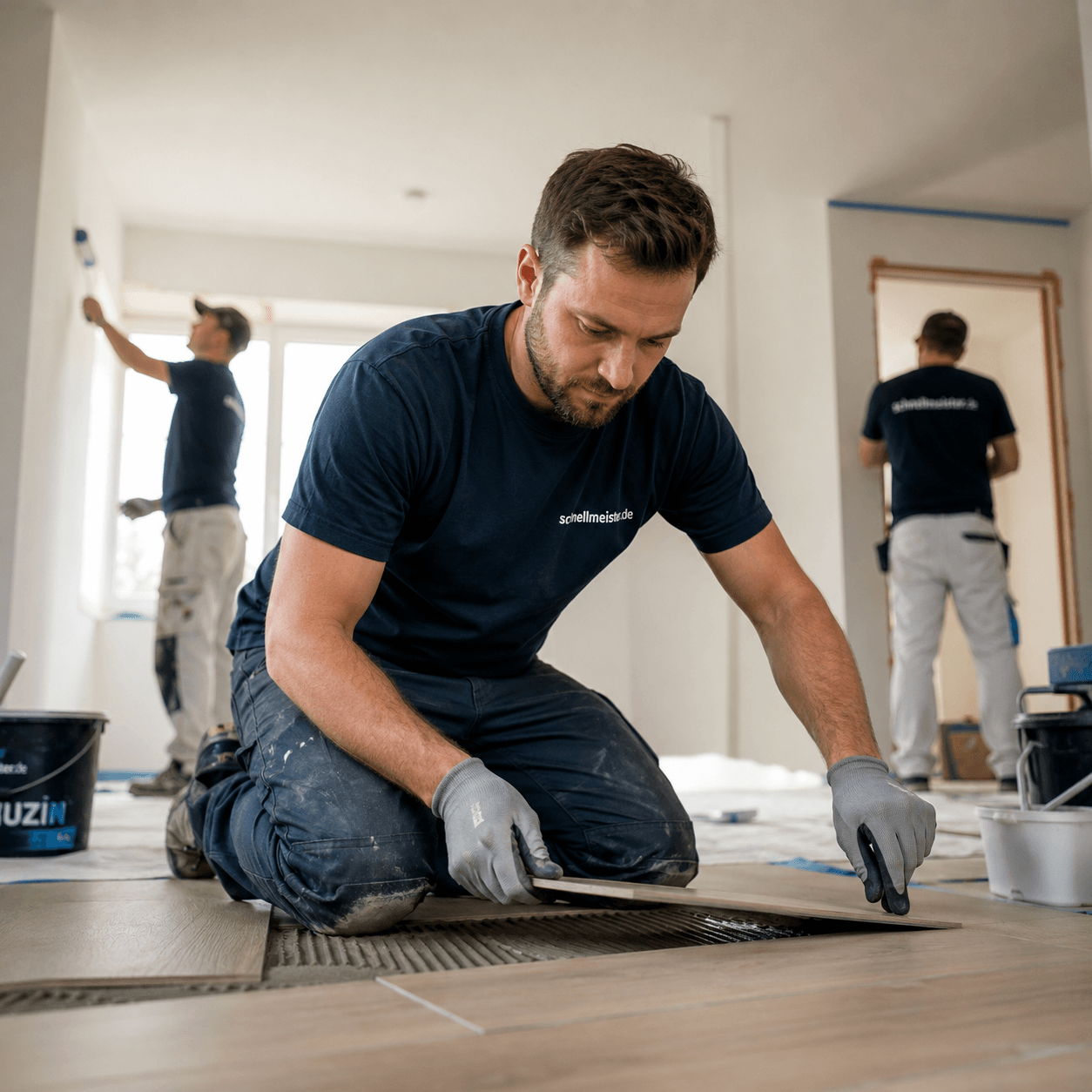 Team bei der Arbeit